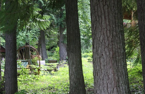 Crawford Bay Cabina | Kootenay Lake Forest Cabin in Crawford Bay, close to public sandy beach.