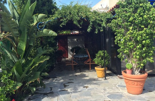 Antimachia Casa | Casa de vacaciones Kos con patio, pérgola y jardín