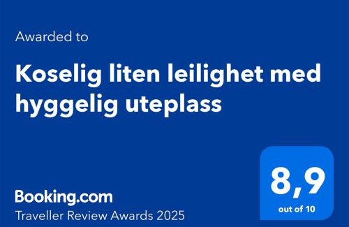 Kragero Apartamento | Koselig liten leilighet med hyggelig uteplass