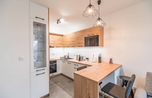 Krowodrza Apartamento | Kraków Business Suite- City View, Balcony, Parking by Rentujemy