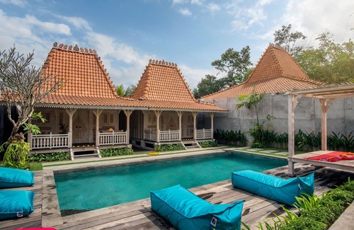 Melayang Cabaña | Villa privada Kubu Pica - 1BR + piscina