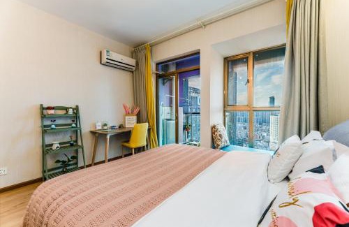 Kunming City Centre Apartamento | Kunming Qicaimen Shangpin Apartment