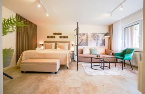 Bad Wildbad Apartamento | Kurpark Apartment, Schwimmbad, Sauna, Terrasse