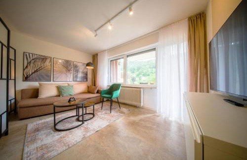 Bad Wildbad Apartamento | Kurpark Apartment, Schwimmbad, Sauna, Terrasse