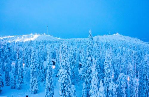 Rukatunturi Apartamento | Kuusirinne 2B -A cozy cabin near the slopes of Ruka