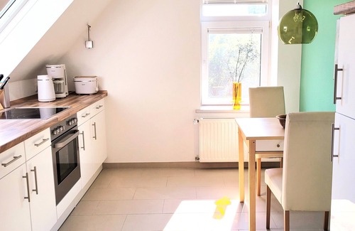Syke Apartamento | Ländliche Ferienwohnung im Idyllischen Bauerngarten