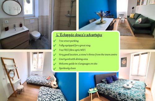 Mulhouse Apartamento | L'Échappée douce, central et lumineux