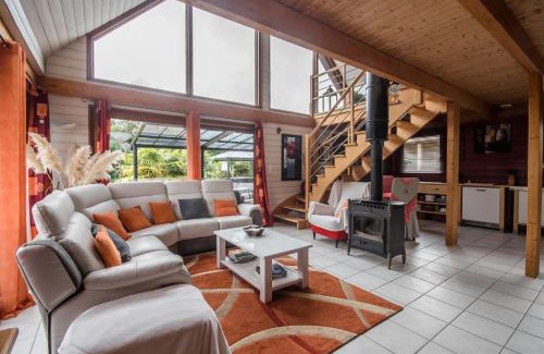 Mur-de-Bretagne Casa | L'écrin de bois -sauna - spa