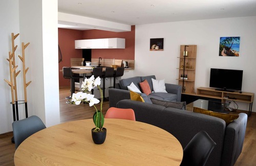 Langrune-sur-Mer Apartamento | L'artiste, Moderne Avec vue mer - Cour - Parking