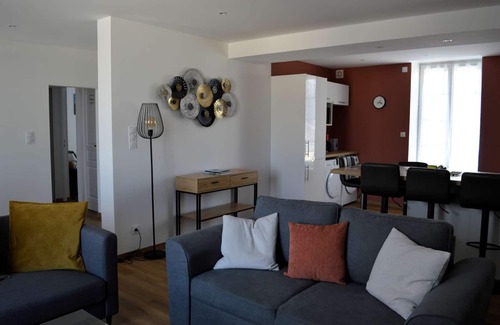Langrune-sur-Mer Apartamento | L'artiste, Moderne Avec vue mer - Cour - Parking