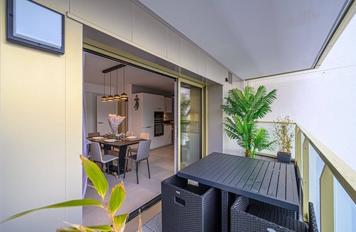 Vannes Apartamento | L'Audacieux - Magnifique appartement avec garage sécurisé centre ville à pieds!