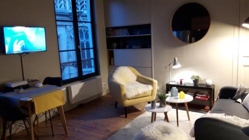 Quartier Vieux Marche-Cathedrale Apartamento | L'Echiquier de Normandie confort cosy et vue premium
