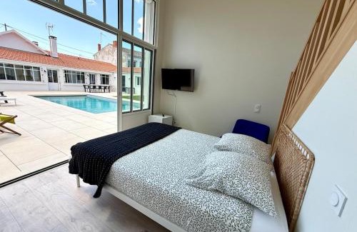 La Celle-sous-Gouzon Casa | L'Entre-Deux - Piscine privée