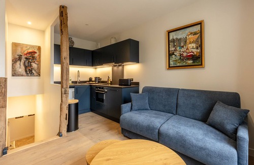 Honfleur Apartamento | L'Escale du Vieux Port 4P - Garaje Cerrado - Sauna - Aire Acondicionado