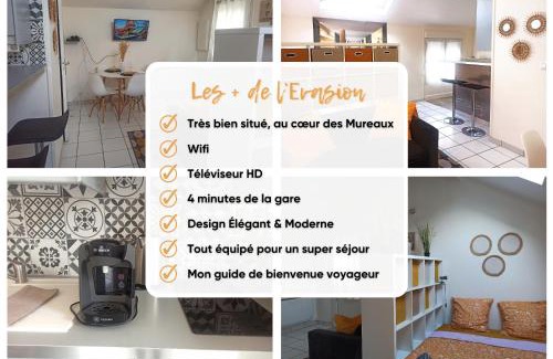 Les Mureaux Apartamento | L'Evasion - coeur de ville - WIFI - Gare