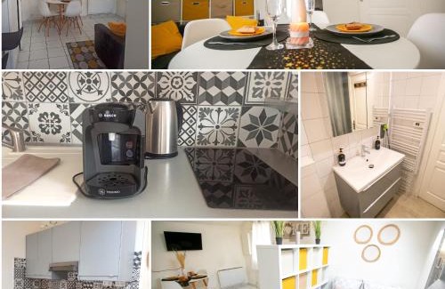 Les Mureaux Apartamento | L'Evasion - coeur de ville - WIFI - Gare