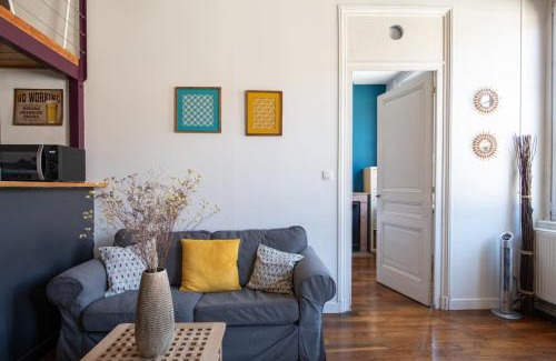 Boucle - Gros Caillou Apartamento | L'Indigo- Coup de coeur Canut - Croix Rousse
