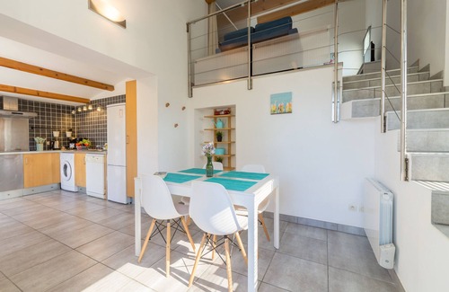 Giens Casa | La Bastide-Casa-Villa-Baño con bañera-Vineyard view