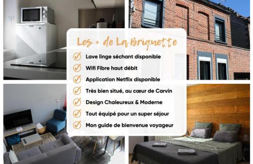 Carvin Casa | La Briquette - WIFI - PARKING - Proche de Lille