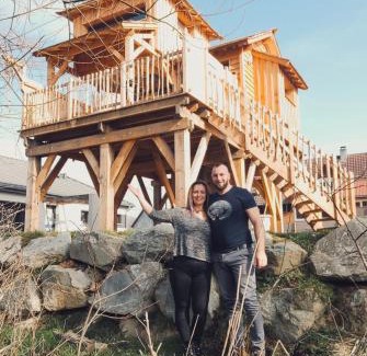 Courchavon Casa | La cabane au bain perché
