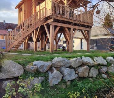 Courchavon Casa | La cabane au bain perché