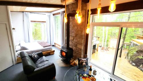 Mauricie Chalet De Esquí | La Cache de l'Ours - Thermal Experience Spa&Sauna