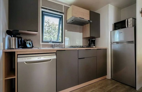 Berny Riviere Casa | La Croix du Vieux Pont campsite***** - Mobil-home Premium Azure 4 rooms 6 people