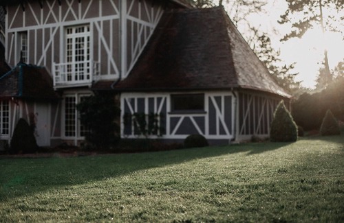 Giverny Cabaña | La Maison-Gîte-Diseñador-Baño con bañera