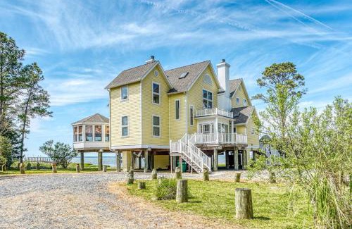 Chincoteague Casa | La Dolce Vita - Waterfront with boat dock!