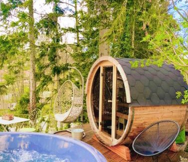 Saint-Galmier Cama Y Desayuno | La Fée Capucine - Chambres et table d'hôtes - Espace bien-être et massages