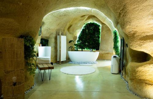 Doue-la-Fontaine Apartamento | La falaise perdue : Suite troglodyte grandiose