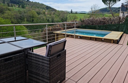 Villeneuve-dʼAllier Casa | La grange à VITTAL with swimming pool