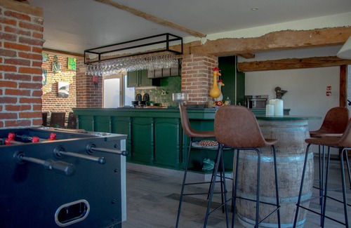 Leuze-en-Hainaut Casa | Anc. Seigneurie de Boucaut: la Grange 17/19 pers.