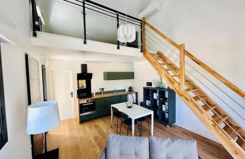 Montauban Apartamento | La Halte Occitane - Classé 3 étoiles - 1 chambre, parking, terrasse, tout inclus