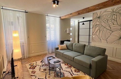 Centre Ville Apartamento | La Loge de L'odéon-t3 + Terrasse + Cave-3 min à Pied du Centre Ville 6 Personnes