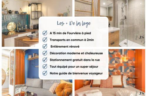 5th Arrondissement Apartamento | La Loge du Gardien - T2 Proche Fourvière