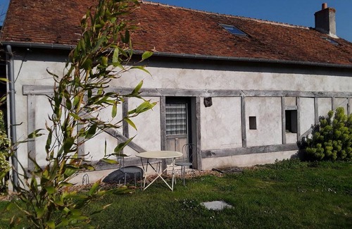 Tour-en-Sologne Casa | La Métairie-Suite-Baño con bañera-Confortable-Terraza