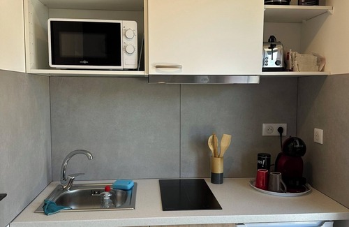 Saint-Vincent-de-Mercuze Apartamento | La Maisonnette and its garden in Chartreuse