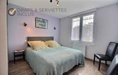 Locmaria-Plouzane Apartamento | La Maison Bleue en Iroise - Randonnées GR34 - Plage 10 min à pieds - wifi, vélos VAE gratuits, jardin - Exposition plein Sud
