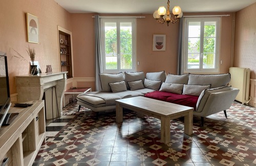 Noyers-sur-Cher Casa | La Maison Bleue - 250 m2 - 8 Personnes - Grand Jardin