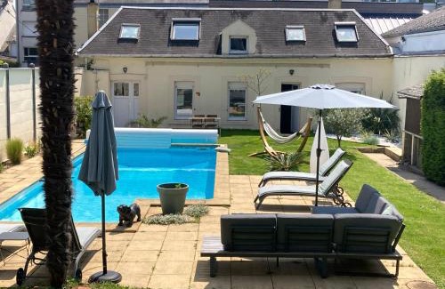 Nord - Gare Casa | La Paisible - Maison 6 pers piscine - Le Mans centre