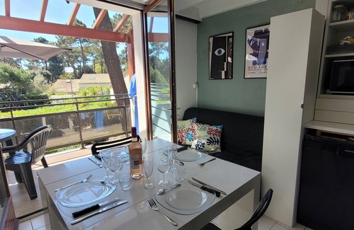 Les Mathes Apartamento | La Palmyre appart. terraza orientada al sur, piscina, proximidad a la playa, 4 pers.