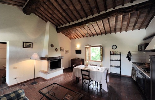 San Macario In Monte Otro | La Peschiera farmhouse apt. Provincial terrace of Siena San Gimignano