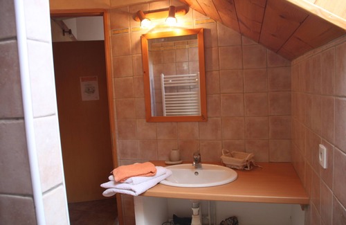 Saint-Jean-Saint-Nicolas Cama Y Desayuno | La Primholstein-Habitacion Doble-Baño Privado-Confortable-Vista a la Montana