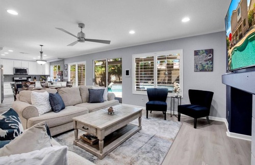 Topaz Villa | La Quinta Gem /4 Bd 3 Ba,Pool,Spa,Games90 days 20%