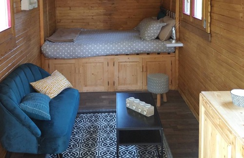 Le Vieil-Bauge Casa | remolque de madera "Moulin de Palet"