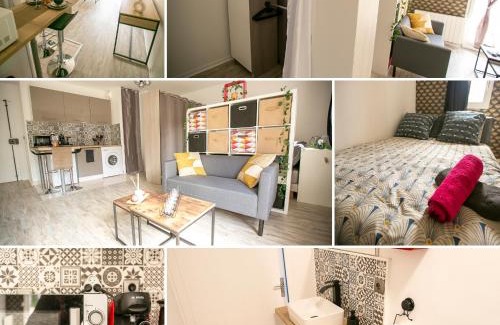 Les Mureaux Apartamento | La Téranga - WIFI - Coeur de ville - Gare