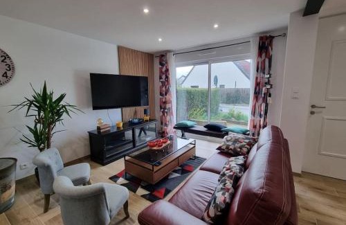 Le Val-Saint-Pere Casa | La Tanière de la baie - Maison 6-8 pers