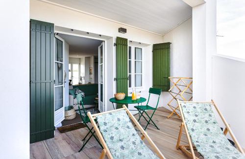 Rivedoux-Plage Apartamento | La Terrasse, studio vue mer
