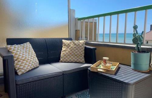 Fort-Mahon-Plage Apartamento | La Timonerie - Escapade 33, vue mer et esplanade classé 3 étoiles